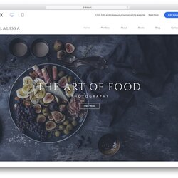 Best Responsive Templates Food Template Photographer