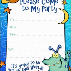 Super Birthday Party Invitations For Kids Free Templates Of Invitation Printable Template Monster Boys Boy
