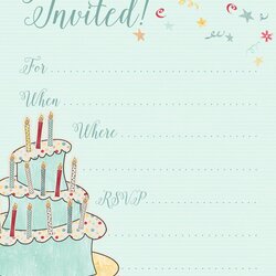Free Printable Whimsical Birthday Party Invite Invitation Templates Invitations Template Card Cards Online