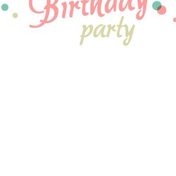Superior Birthday Party Dots Free Invitation Template Greetings Blank Invite Maker Customize