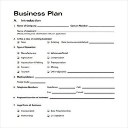 New Business Plan Template Simple Guidance For You In Word Blank Templates Proposal Format Outline Example