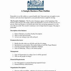 Fine Printable Business Plan Template Unique What Is Generic Proposal