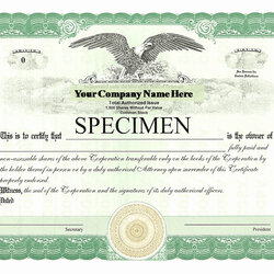 Superlative Member Certificate Template Awesome Or Corporation Certificates Of