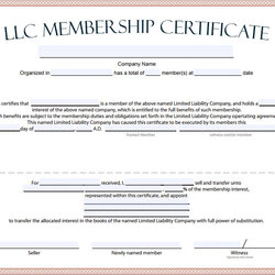 Free Membership Certificate Templates In Ms Word Template Sample Example Letter Format