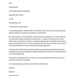 Superior Download Reference Letter Personal Template