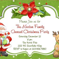 Cool Christmas Party Invitation Holiday Invitations Template Card Printable Templates Blank Cards Religious