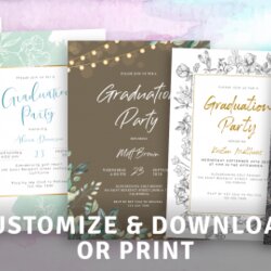 Graduation Invitations Templates Download Or Order Prints