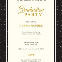 Smashing Free Graduation Invitation Template In Adobe Illustrator Templates Invitations Word Simple Editable