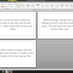 Excellent Microsoft Word Note Card Template Inside Co For