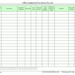 Sterling Office Supply Inventory Spreadsheet Excel Templates