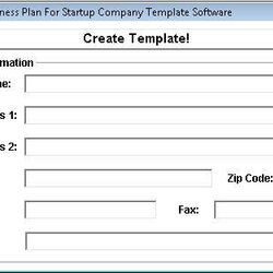 Ms Word Business Plan For Company Template Software Download