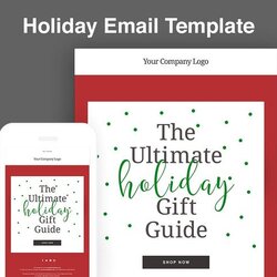 Brilliant Holiday Email Template Templates Design