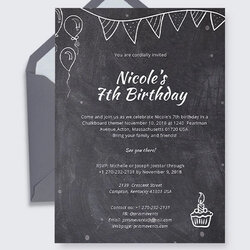 Cool Free Chalkboard Invitation Templates Word Doc Width