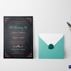 Sublime Chalkboard Invitation Template Free Format Birthday Width