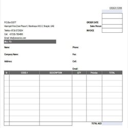 Fantastic Free Order Form Templates Samples In Word Excel Template Choose Board