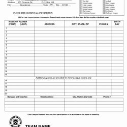 Wizard Softball Lineup Template Excel In Little League Baseball Spreadsheet Roster Intended Pertaining