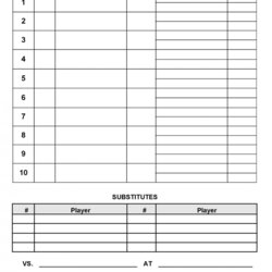 Out Of This World Printable Lineup Cards Softball Baseball Templates Free Download Within Card Template