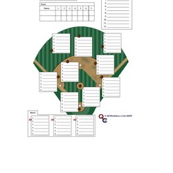 Marvelous Baseball Lineup Template Fill Online Printable Blank Card Dugout Form Chart Depth Defensive Sign