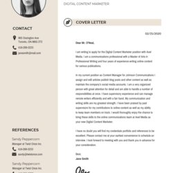 Superlative Creative Cover Letter Template Design Templates Introduction Most Personal Who Trendy