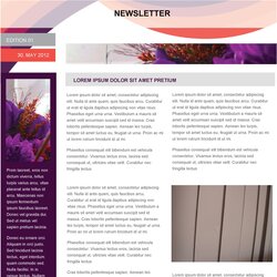 Free Newsletter Templates For Work School And Classroom Template