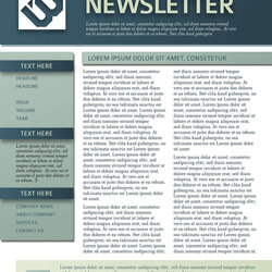 Peerless Free Printable Newsletter Templates Examples Template Company Publisher Newsletters Business