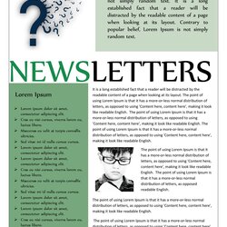 Preeminent Free Newsletter Templates For Work School And Classroom Template Preschool Example Kb