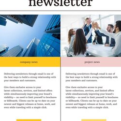 Capital Newsletter Templates Free Printable Template