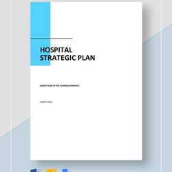 Very Good Hospital Strategic Plan Examples Format Template Business Store Convenience Pages Docs Google