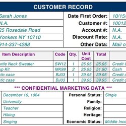 Sterling Free Client Database Template Excel Download