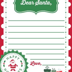 Champion Dear Santa Letter Template Free Blank Templates Letters Print Feel These To Scaled