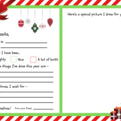 Very Good Letters To Santa Templates Free Super Busy Mum Letter Template Christmas Dear