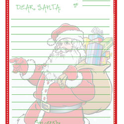 Superlative Free Printable Dear Santa Letter Magnolia Lane List Christmas Template Letters Make Kids