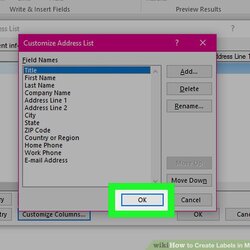 Exceptional How To Create Labels In Microsoft Word With Pictures Address Name Step