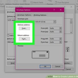 Terrific How To Create Labels In Microsoft Word With Pictures Address Step Version