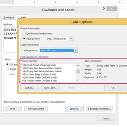 Worthy How To Create Labels Using Microsoft Word