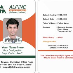 Very Good Blank Id Card Template For Employee Sample Company Cards Galleries Badge Vector Templates Business