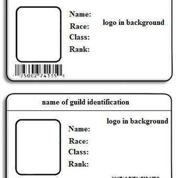 Peerless Blank Id Card Template Gratis With Cards Printable Badge Templates Word Name Employee Maker Creative