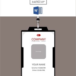 Great Blank Id Card Templates Free Word Formats Download Template Badge Size Employee Standard Editable Cards