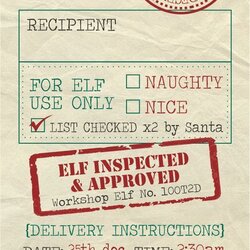 Sublime Santa Labels Free Printable Christmas Delivery Tags Tag Special Label Gift Eve Box Claus Wrapping