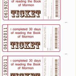 Smashing Free Raffle Ticket Template Of Book Printable Tickets Diaper Templates Event Chicken Word Excel