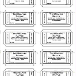 Wonderful Free Printable Raffle Tickets Template Ticket Event Templates Business Choose Board