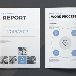 Brilliant Annual Report Template Word Page