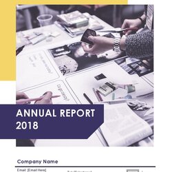 Free Annual Report Templates Nonprofit Template