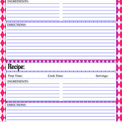 Excellent Free Printable Recipe Template Cards Templates Blank Book Cookbook Recipes Food Yahoo Search