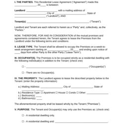 Superb Rental Agreement Template Free Word Templates Week To Lease Form