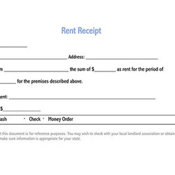 Admirable Free Rent Receipt Templates Editable How To Template Page