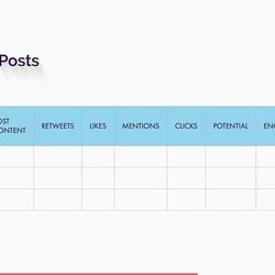 Social Media Report Template Free Download