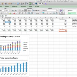 Outstanding Social Media Report Template Excel Task List Templates Reporting Management Marketing Monthly