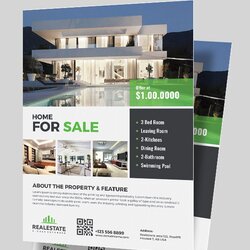 Sublime Real Estate Agent Flyer Template Exceptional Inspirations