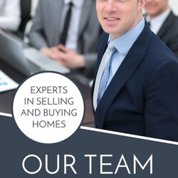 Very Good Our Team Of Agents Real Estate Flyer Template Templates Flyers